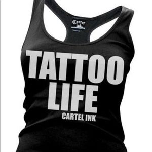 Tattoo life tank top